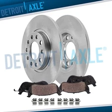 10.95 inch Rear Brake Rotors Ceramic Brake Pads Set for 2015 - 2017 Chrysler 200
