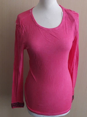 * Lola LA-Shirt Gr. 44 Pailletten Neu m. Etikett Long Langarm - Bild 1 von 4
