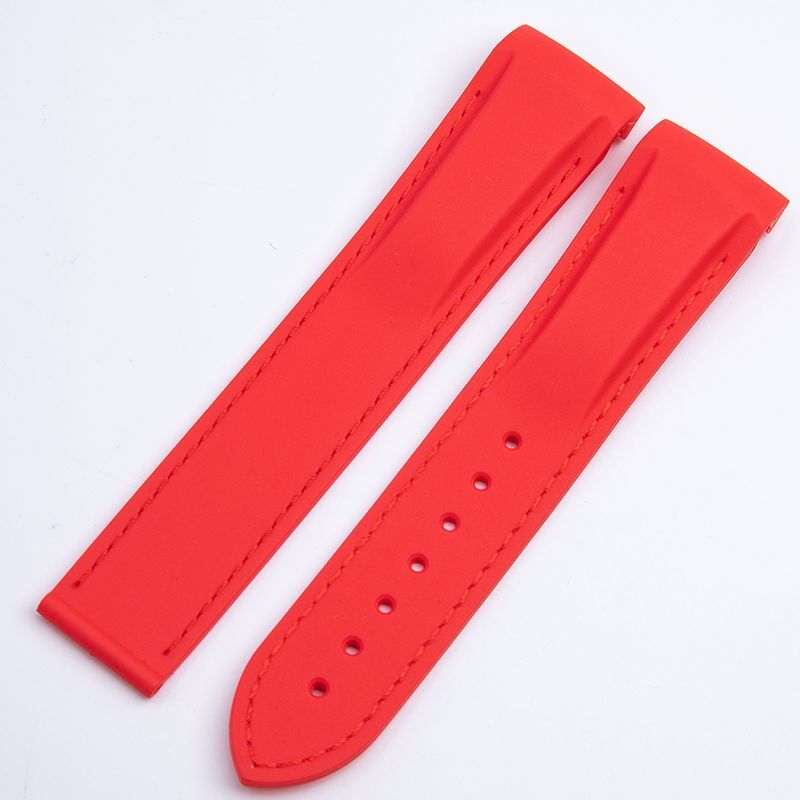 20 mm 22 mm Silicone Watch Strap Fits For Omega Seamaster 300 Planet Ocean 600 image 9