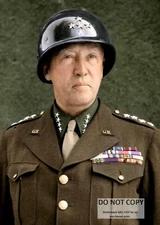 *5X7* PHOTO - GENERAL GEORGE S. PATTON IN 1945 U.S. ARMY (EP-220)