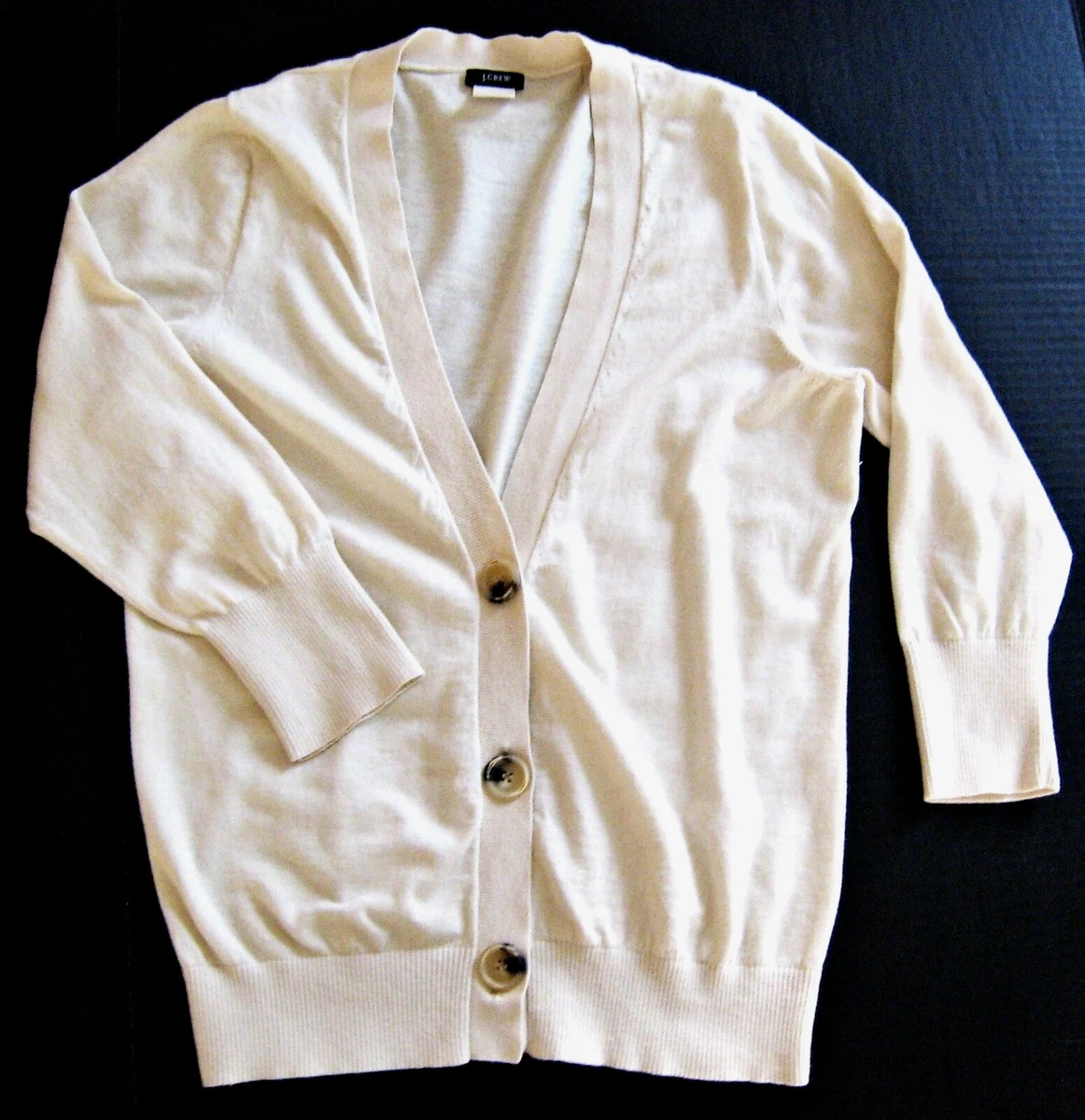 j crew v neck cotton cashmere cardigan sweater