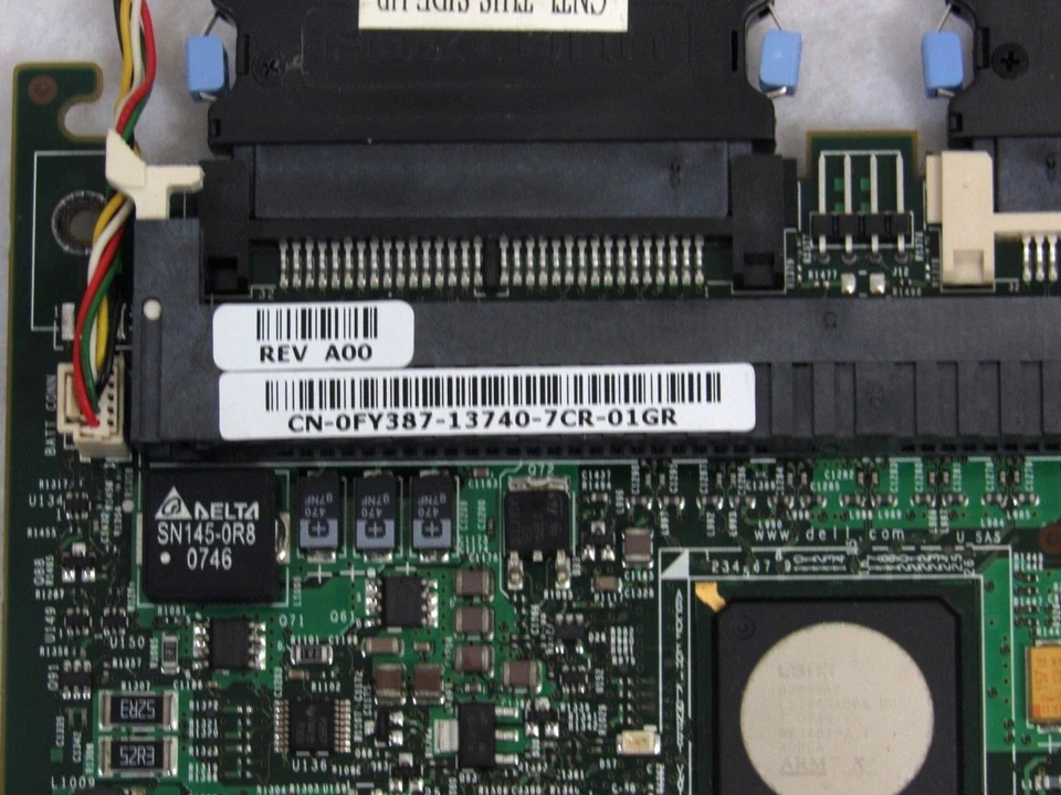 Dell 0FY387 PERC5i SAS Raid Controller PCIe x8 Card 13-2 - Image 2 of 2