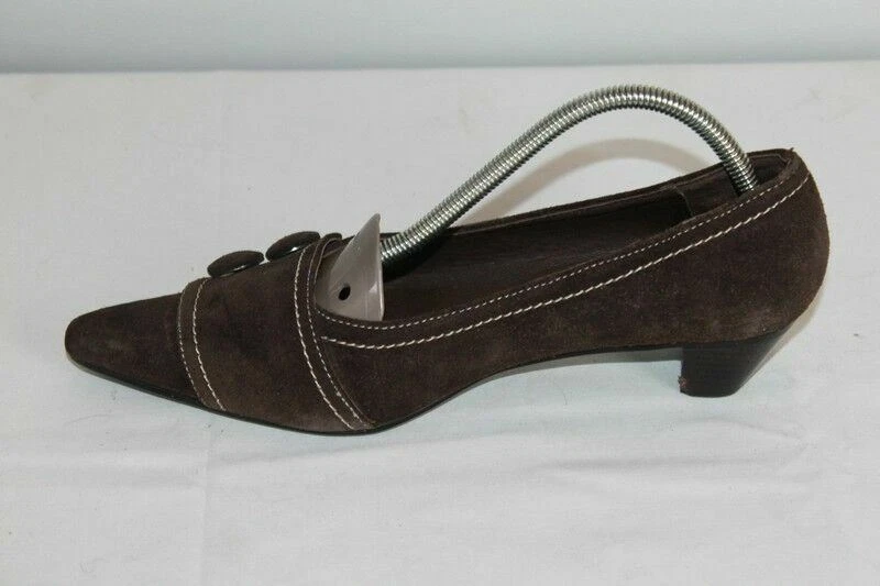 Escarpins Mellow Yellow Cuir Marron Clair – Talons +7cm, Pointure 36.5, TBE