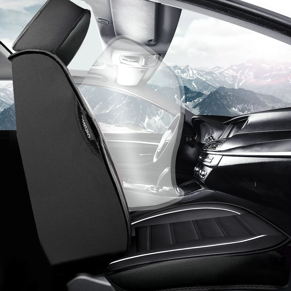 For Honda Accord Civic CR-V Auto Car Seat Cover Full Set Waterproof Faux Leather - Imagem 4 de 4