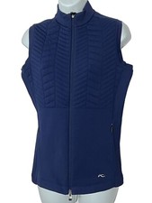 Kjus Vest Women’s 38 S Quilted Full Zip Blue Freelite Darleen Insulated Lg40-e00