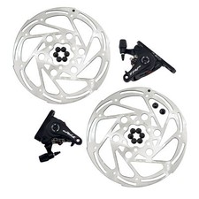 TRP Spyre-C Flat Mount Mechancial Disc Brake Set 160mm Rotors Front Rear