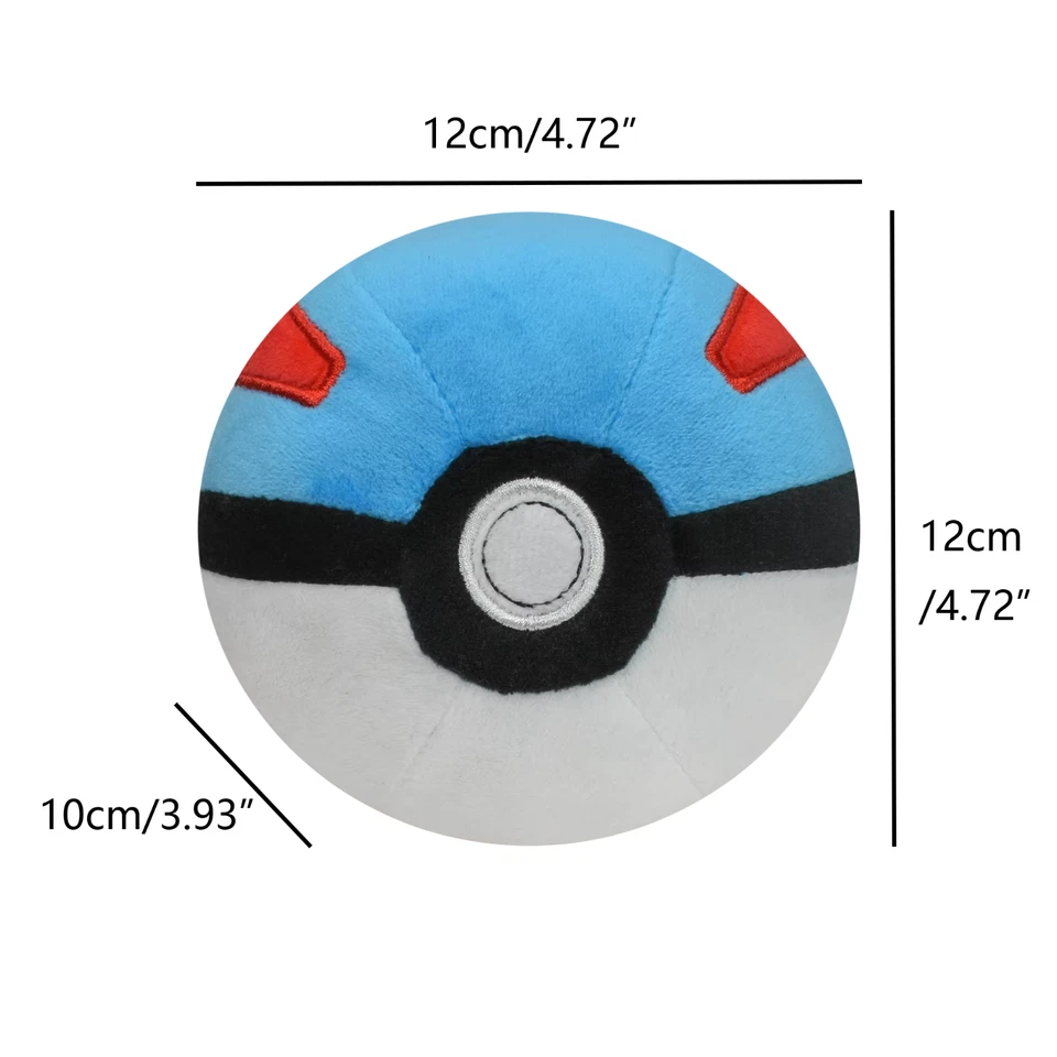 Pokemon 5" Pokeball Plush Toy Lot - Great For Kids/Parties/Etc... Must Have! - Image 4 of 4