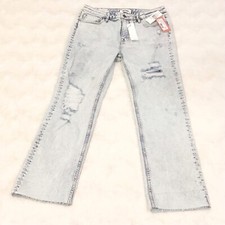 Vigoss 29 (8) NWT Stevie Crop Straight High Rise Women’s Jeans Distressed