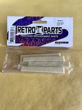 NEW  RETRO PARTS RP481C 6 PC WHITE PLASTIC CLASSICAL SADDLES
