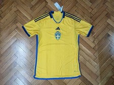 Sweden National Team Soccer Jersey Adidas Top Football Shirt Trikot Svenska NEW