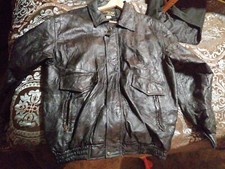 Leather  Soul Black Men's Genuine Leather Jacket. SIZE XL. Zipper front. Stylin