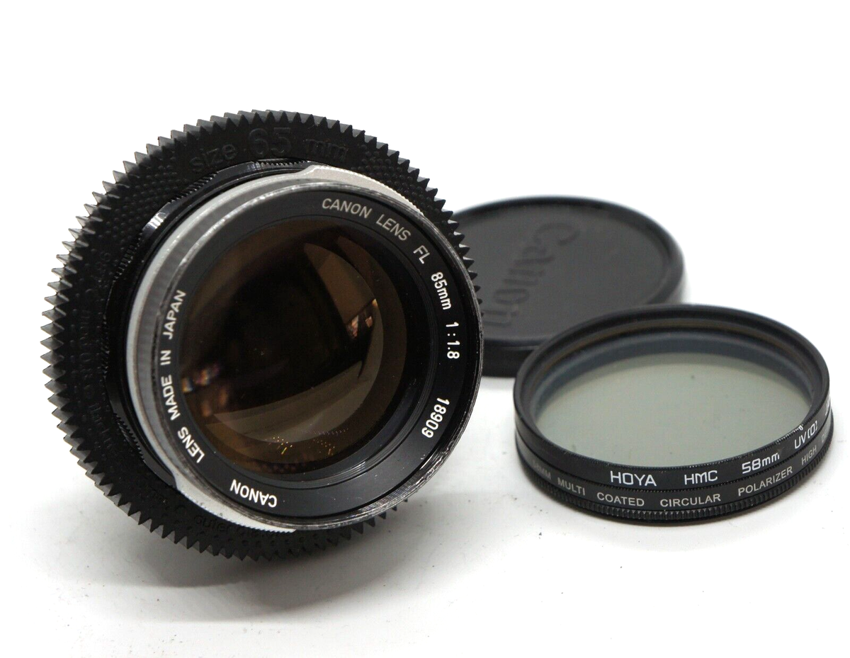 VERY RARE Canon FL 1.8/85 85 mm F1.8 LENS PL Mount for ARRI RED