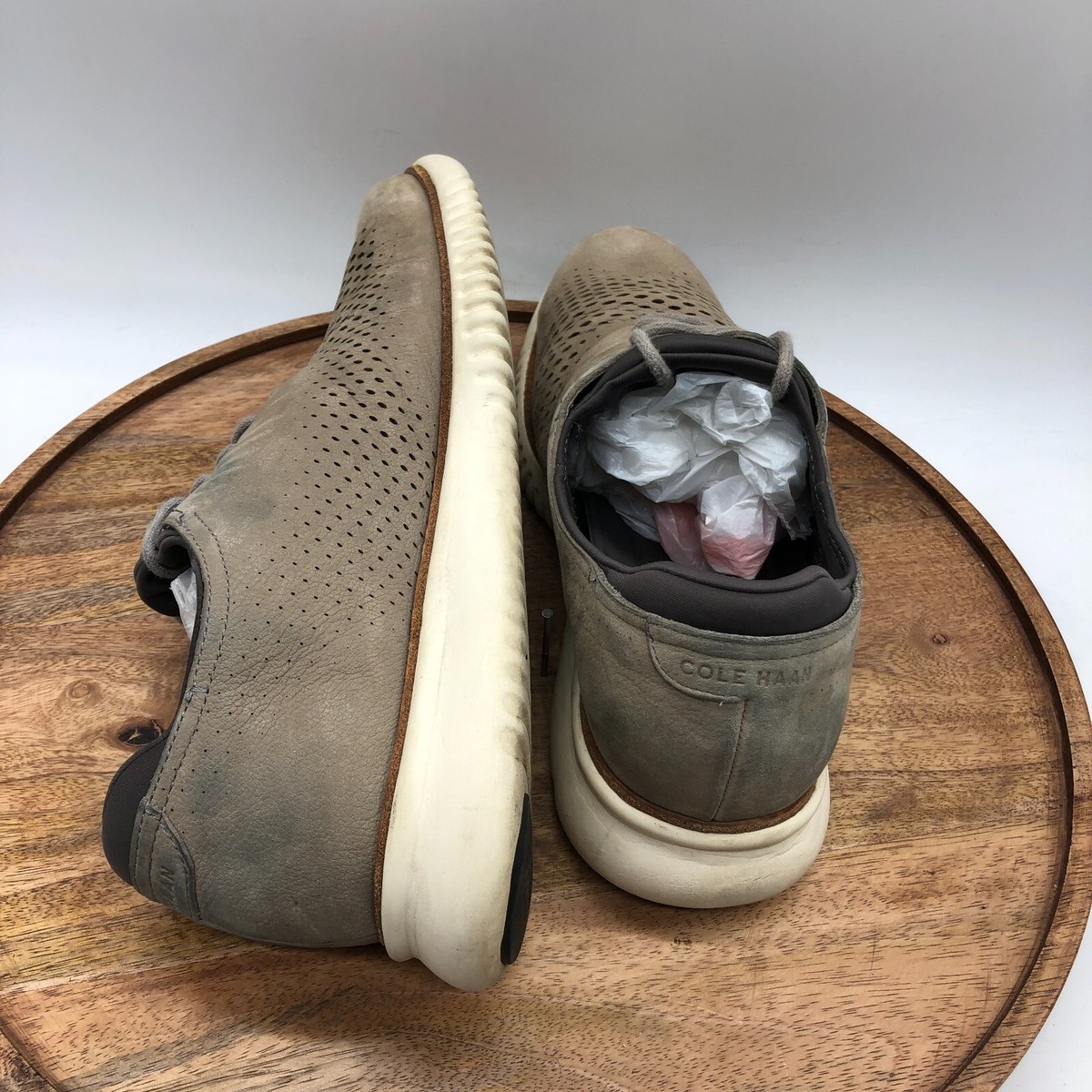 Cole Haan Zerogrand 2.0GRAND Men Sz 10.5 Lined Laser Wingtip  display picture 2