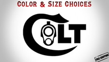 Colt 1911 American Usa Flag Gun Rights Tool Box Bumper Sticker Vinyl Decal