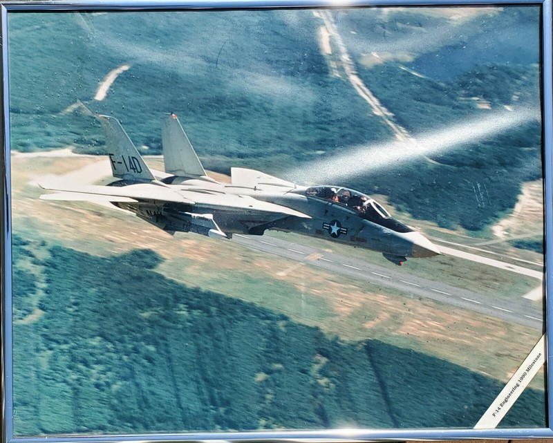 F-14D Photo TOPGUN Top Gun Maverick Grumman 1990 Original Owner Engineering 