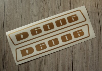 Deutz D6006 Decal Gold (until 1974) | Christian Lauer Versand Deutz D6006 Decal Gold (until 1974) | Christian Lauer Versand