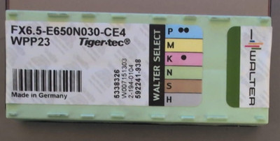 FX6.5-E650N030-CE4 WPP23  Walter 10  stück wendescneidplatten