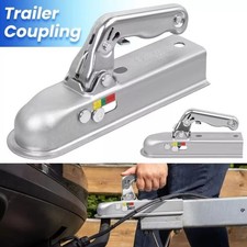 50MM Trailer Towing Hitch Coupling Tow Bar Ball Heavy Duty 800KG with Pin Lock