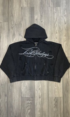 LOSTSHDWS Distressed Script Hoodie (ComplexCon Exclusive)