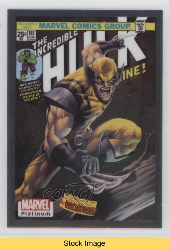 2023 Upper Deck Marvel Platinum Cover Variant Wolverine #WI87 READ 1q9k