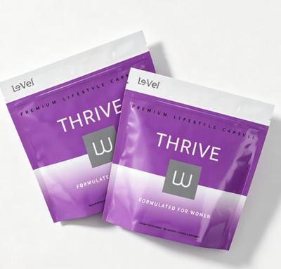 2 Pack Le-Vel Thrive Women Premium Lifestyle Capsules Total 120 Count Daily Supp