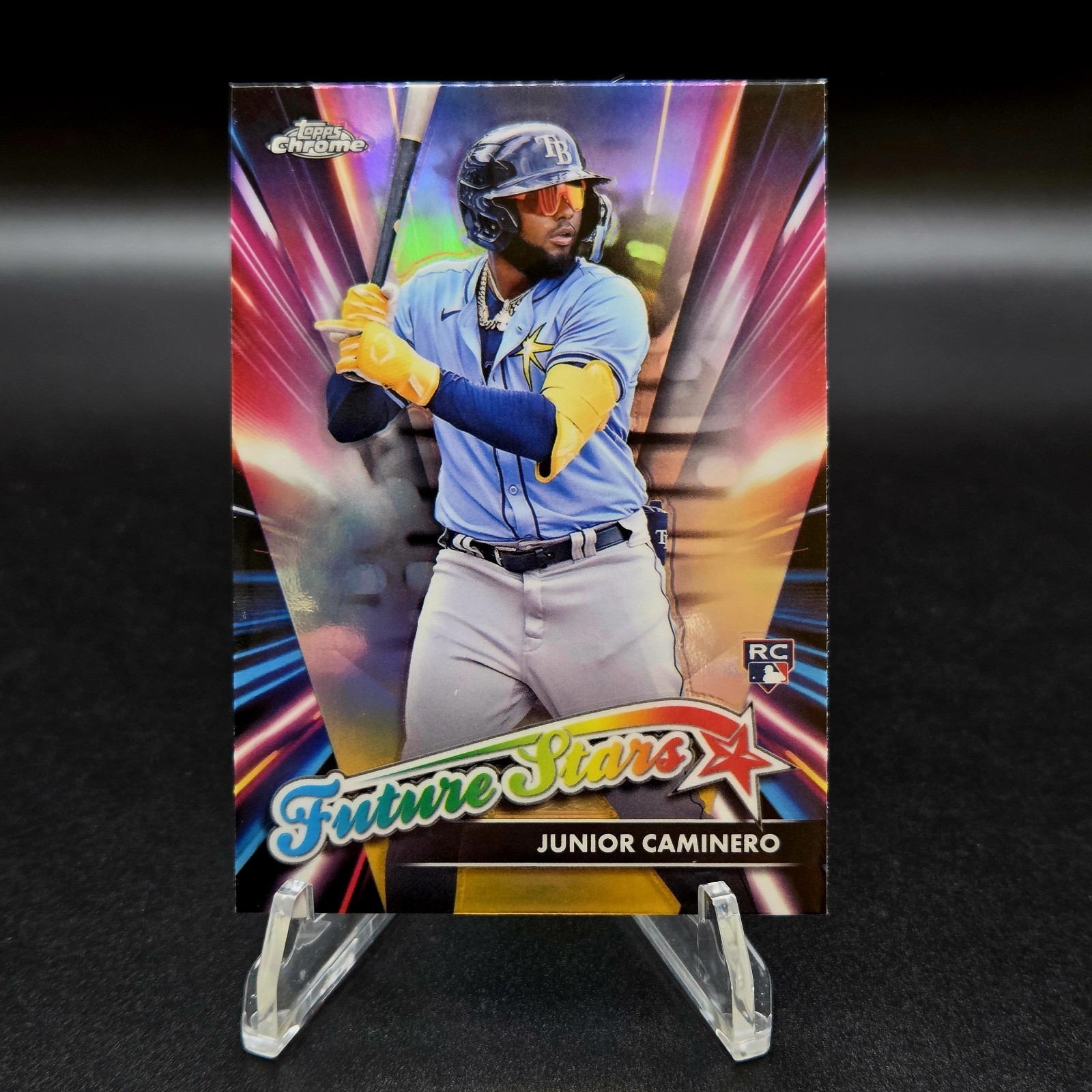 2024 Topps Chrome Update Future Stars RC Rookie JUNIOR CAMINERO Rays 