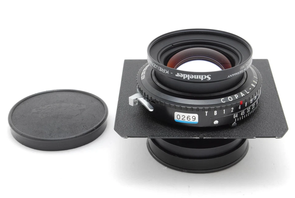 [Excelente COMO NUEVO] Placa de lente Schneider APO SYMMAR 180 mm f/5,6 MC COPAL 1 de JAPÓN Foto 2 de 4