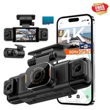 N5 PRO 4K 360° Dash Cam with 5G WiFi, GPS & ...