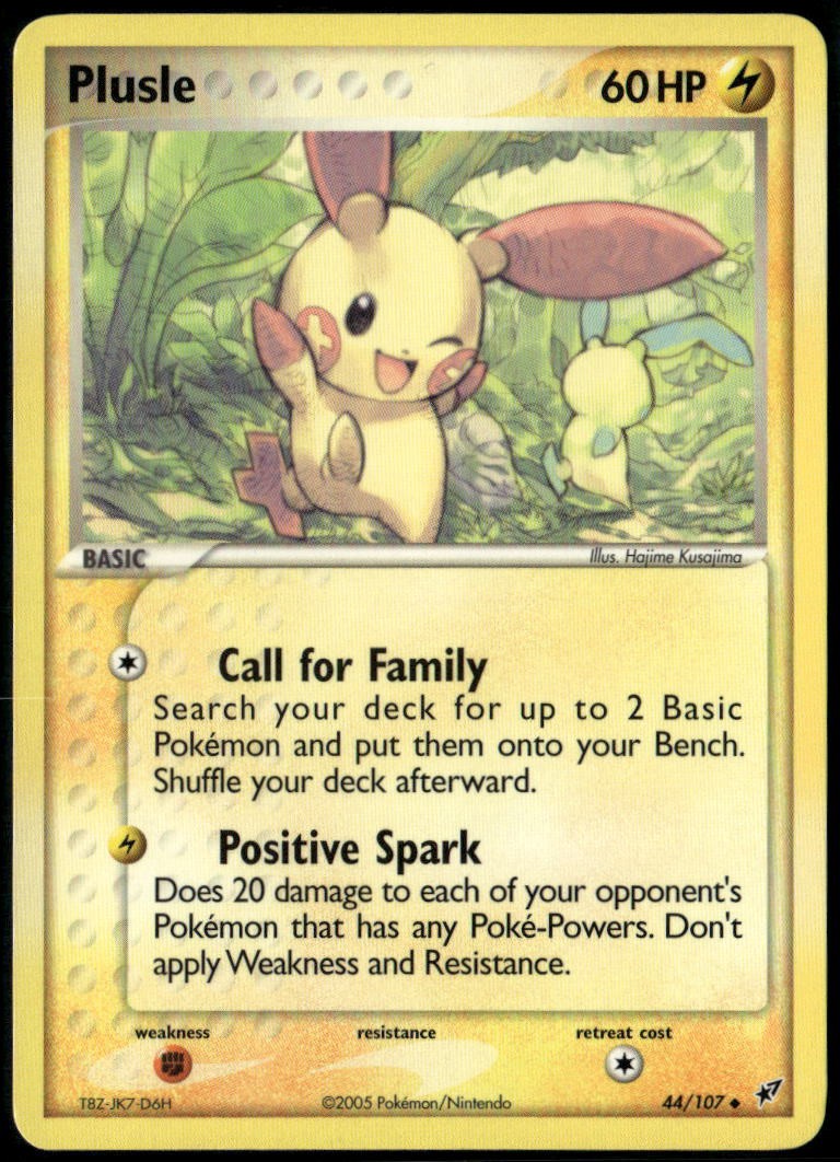 Plusle 44/107 Uncommon Deoxys NM Pokemon Card