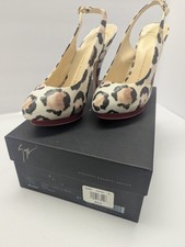 Giuseppe Zanotti Leopard Heels. Size 6.5 US