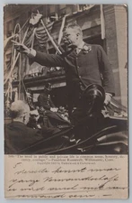 President Roosevelt Willimantic Connecticut 1902 RPPC Photo Postcard