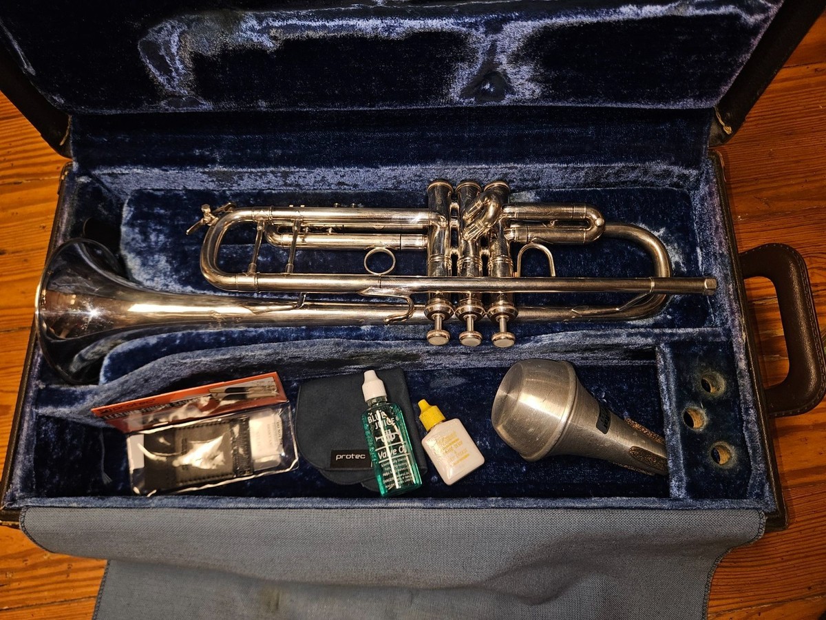 1970's Bach Stradivarius 180S37 Silver Trumpet--Chem Cleaned