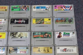 WHOLESALE LOT 24 Nintendo Super Famicom Games SFC Japan Import SNES UNTESTED #7