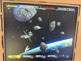 Konami Solar Assault Jamma PCB Conv W Jamma Adapter Rebuilt Sound Recapped 100%