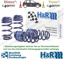 H&R Tieferlegungsfedern 40mm u.a.: Porsche Macan 95B, Bj. 2014-2025