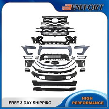Complete Front Bumper Cover Kit W/ Fog Lights For 2022-2024 Ford Expedition Xlt
