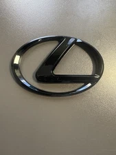 Gloss Black Emblem Badge Logo Fits 2014-20 Lexus IS250 IS350 IS300 IS200T GS350