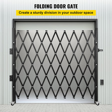 VEVOR Single Folding Security Gate - High-quality Steel Accordion Gate