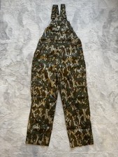 Mossy Oak Camo Overalls Mens XL Hunting Dungarees Bib Pants Realtree Style