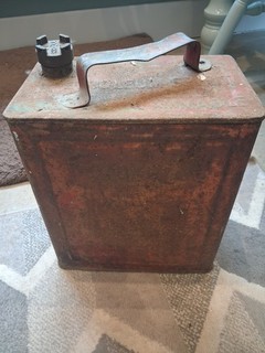 Vintage Fuel Can with Cap retro man cave