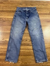 Rustler Vintage Straight Leg Jeans Distressed Women s Size 31x30 Size 2-4