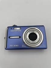 Olympus FE-330 8.0MP Digital Camera 5x Optical Zoom Blue Not Working For Parts