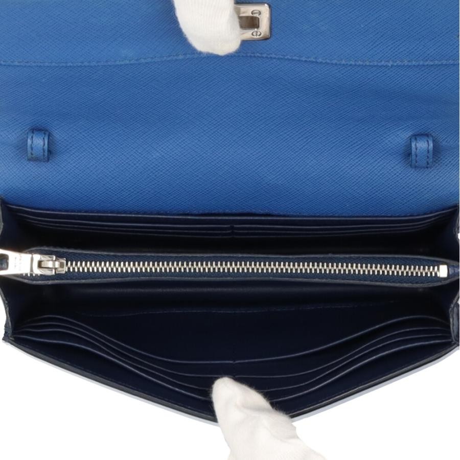 PRADA Shoulder Wallet Saffiano Rectangular 7.68x4… - image 6