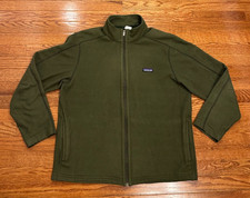 Vintage Patagonia Synchilla El Cap Fleece Jacket Full Zip Mens Large Green Y2K