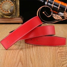 Men's Real Leather Belt Strap Replacement 38mm Wide Durable Reversible Waistband
