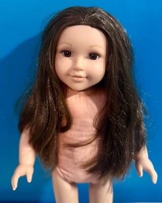 2018 Lotus Onda Girl Doll #18478   18'' Brunette Hair, Winter Outfit, Soft Body