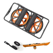 Uimoso Detachable Kayak Carrier with 330 lbs Capacity and 15-inch Rubber Wheels