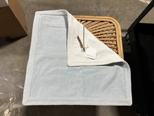 NEW Serena Lily Linen Chenille Pillow Cover 22 SQ -Sky Blue