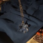 Vintage Sterling Silver 925 AU Crystal Snowflake Pendant With 24 Chain  — photo 3