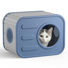 ONBRILL Outdoor Cat House Weatherproof with Dual Ventilation Windows, Spaciou...